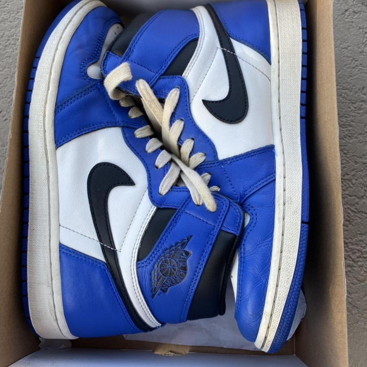 Jordan 1 game 2024 royal white laces