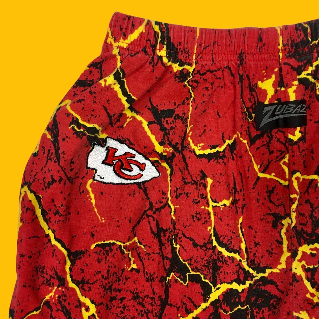 Vintage Zubaz 90’s Kansas City Chiefs Tapered Pants... Depop