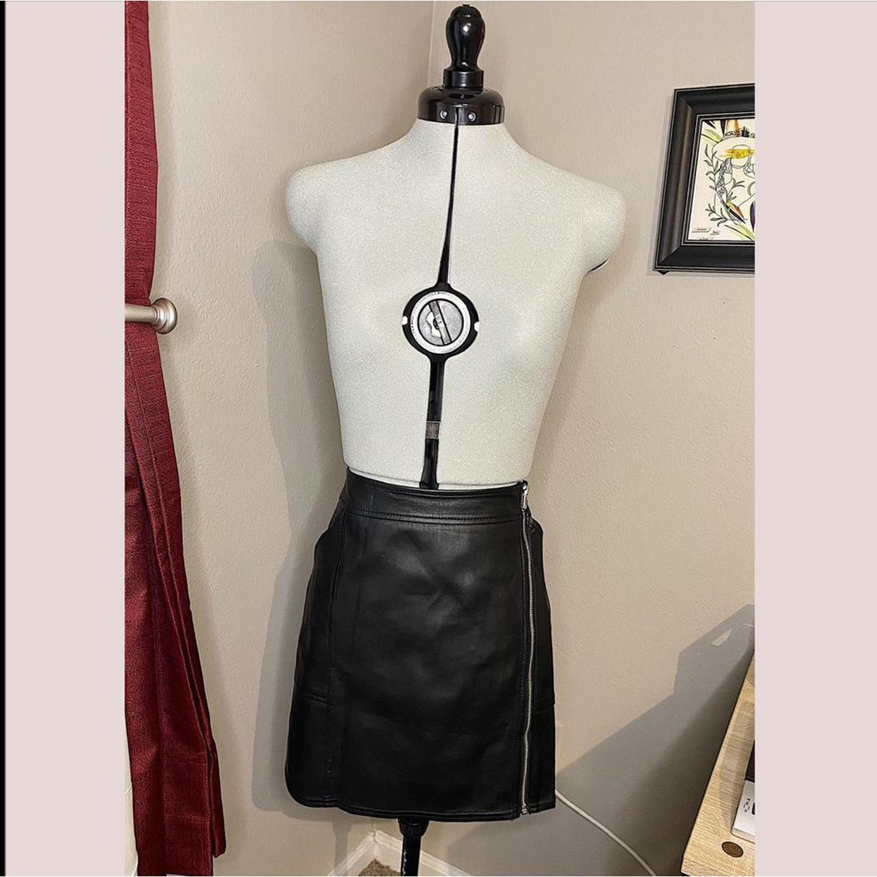 leather skirt size 12