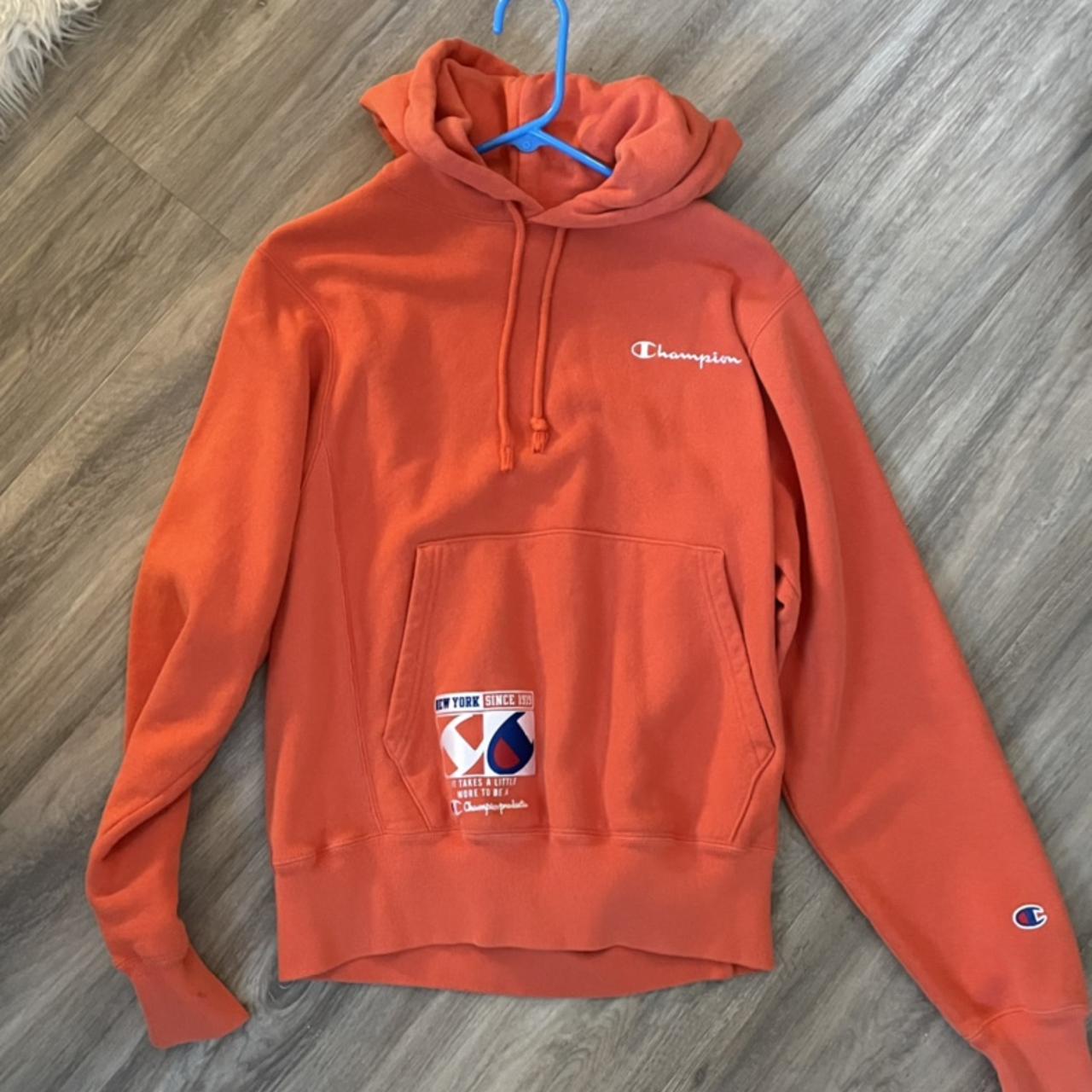 Neon orange shop champion sweatshirt