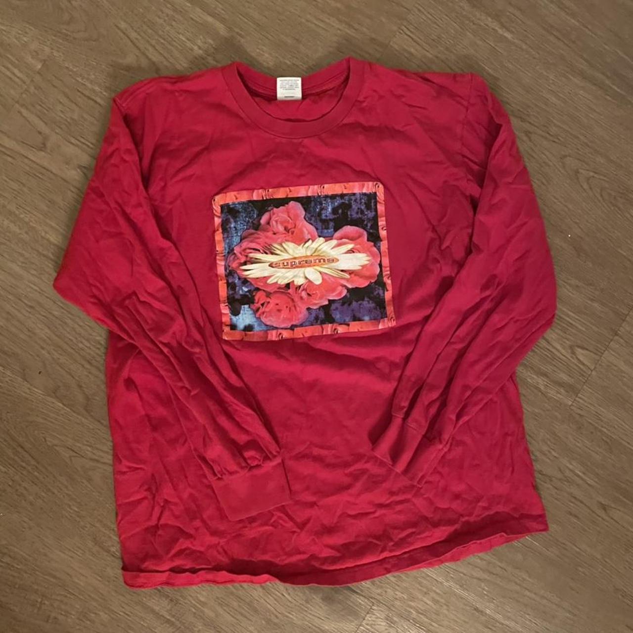 Authentic SUPREME bloom long sleeve tee. Retro...