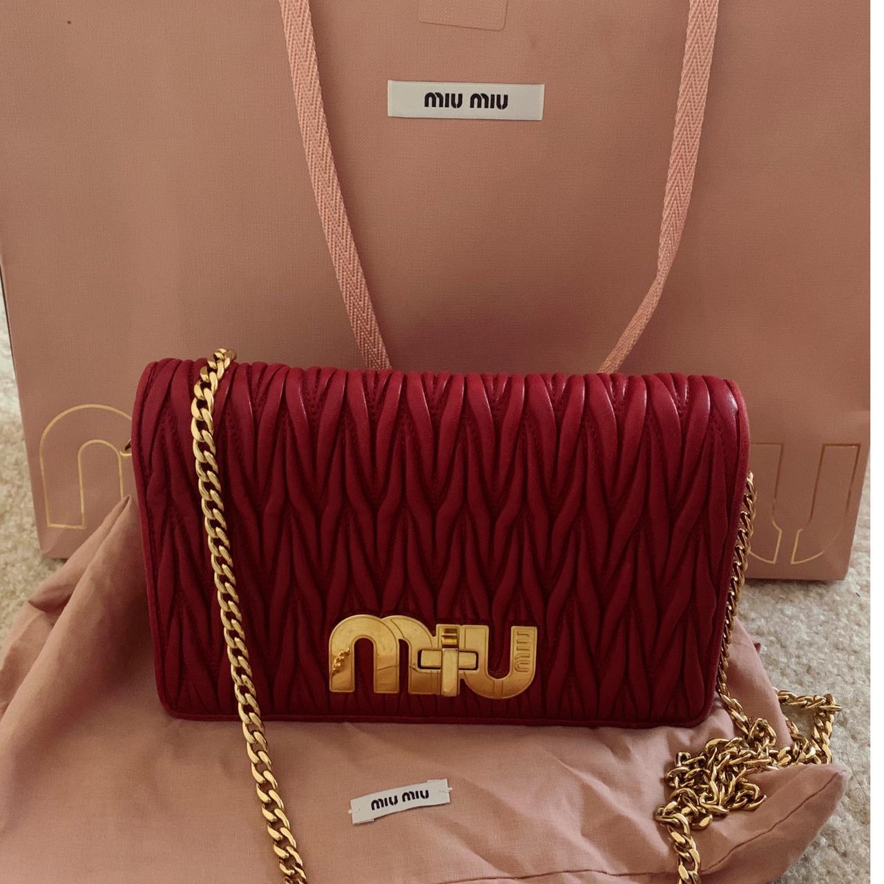 Authentic miu miu discount bag