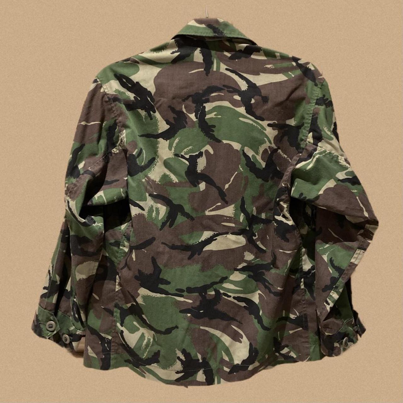 Vintage Camo Air Cadets Army Jacket. Khaki Green And - Depop