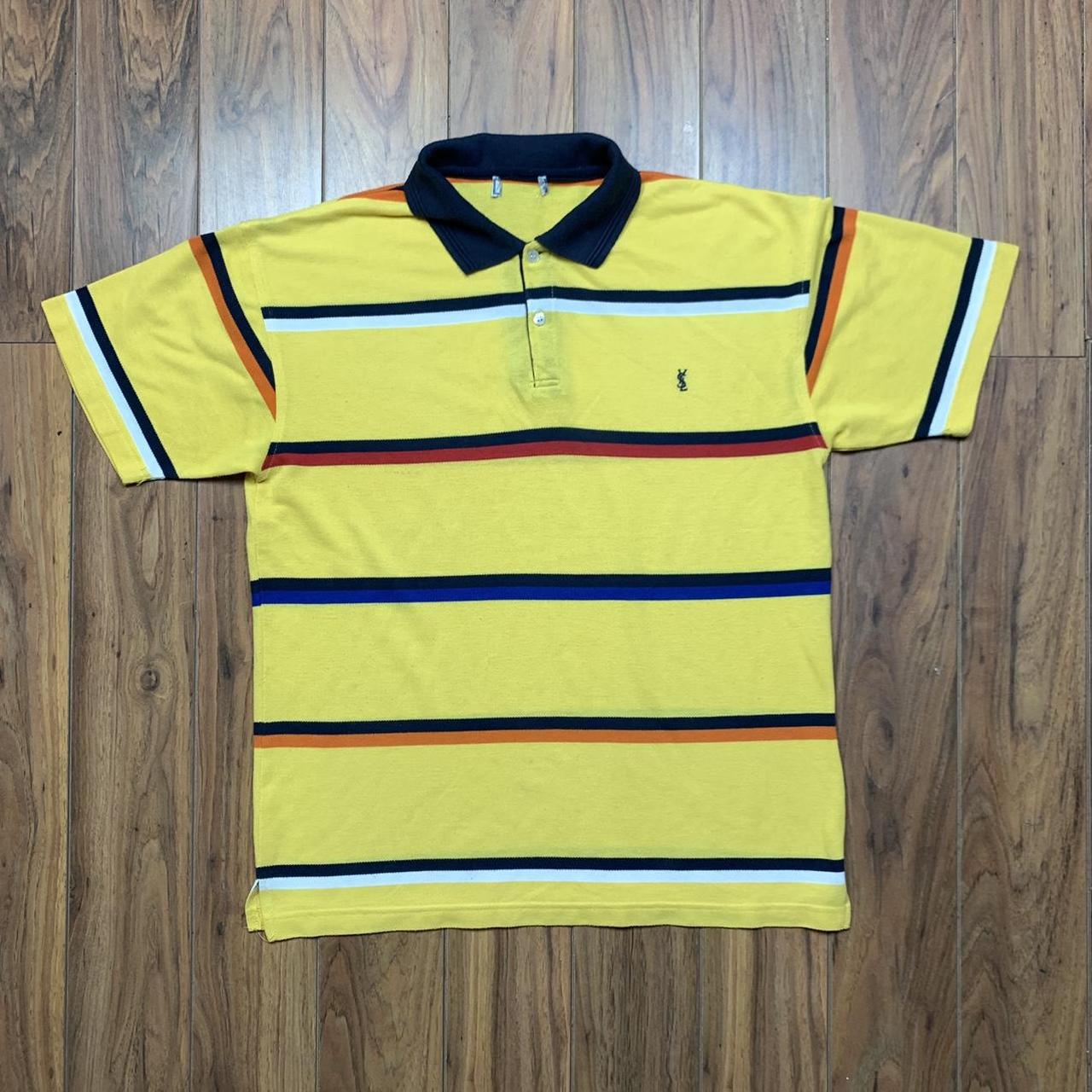 Vintage YSL Polo shirt - Size: Mens Large, fits... - Depop