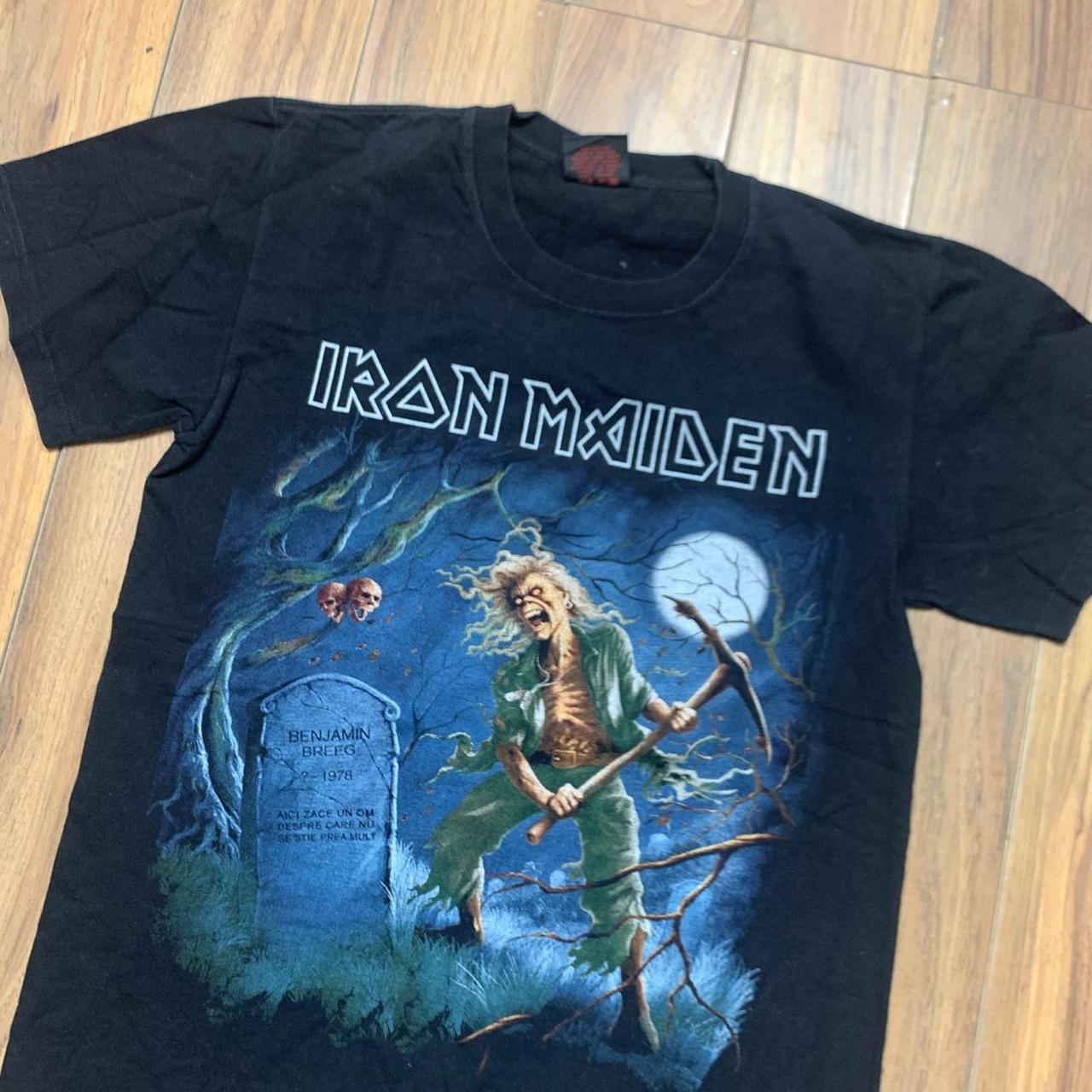 Iron Maiden Graphic Tee Brand Thunder Size... Depop
