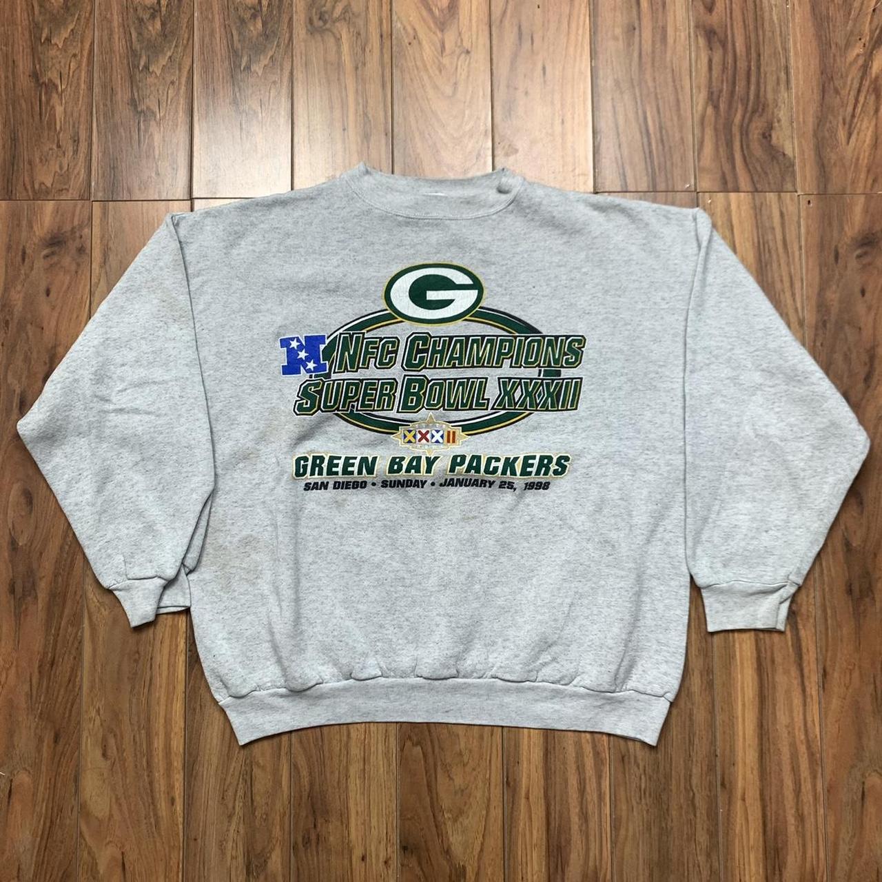 GREEN BAY Packers N.F.C Champions Super Bowl XXXII Sweatshirt 