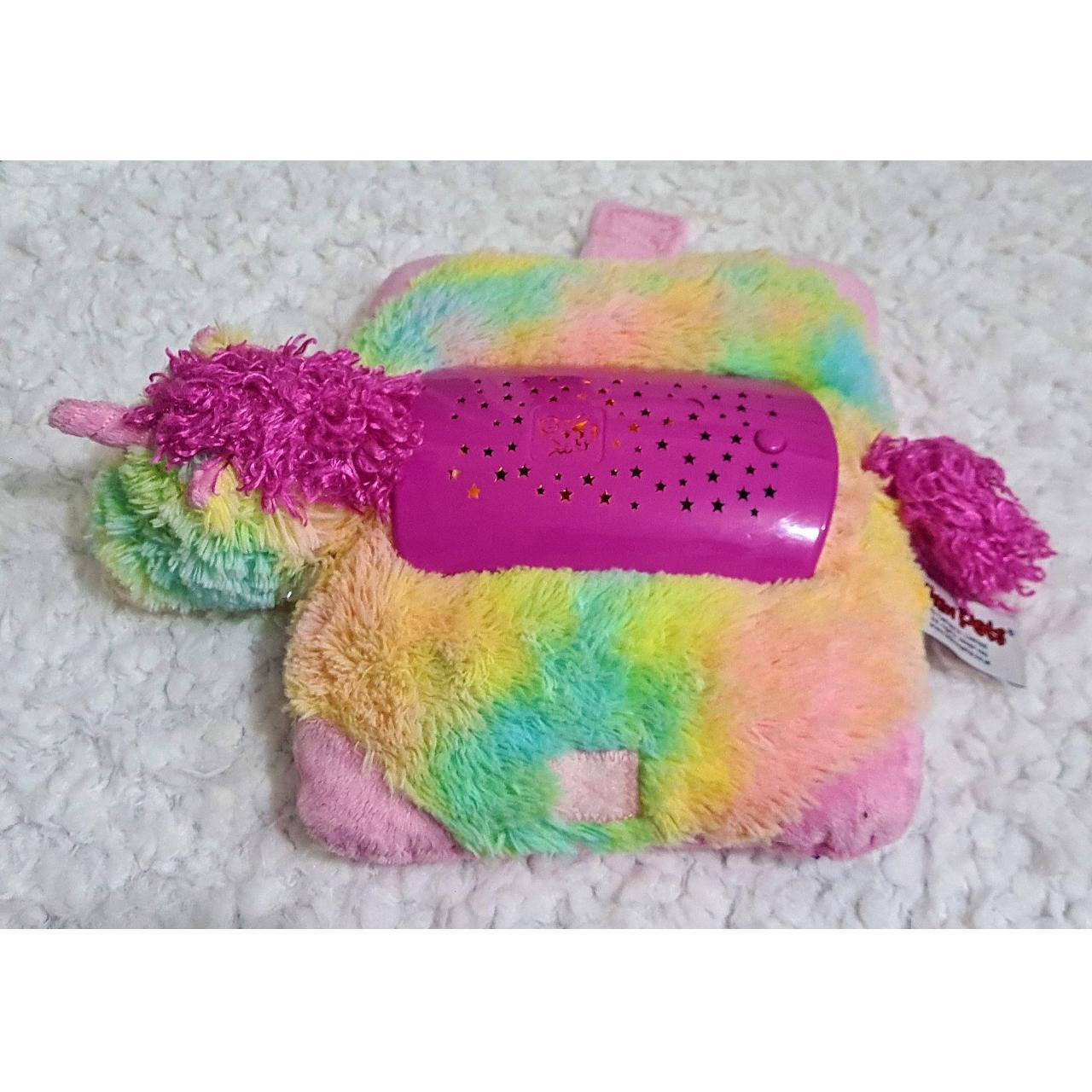Pastel Rainbow Unicorn Pillow Pets Dream Lites Light... Depop