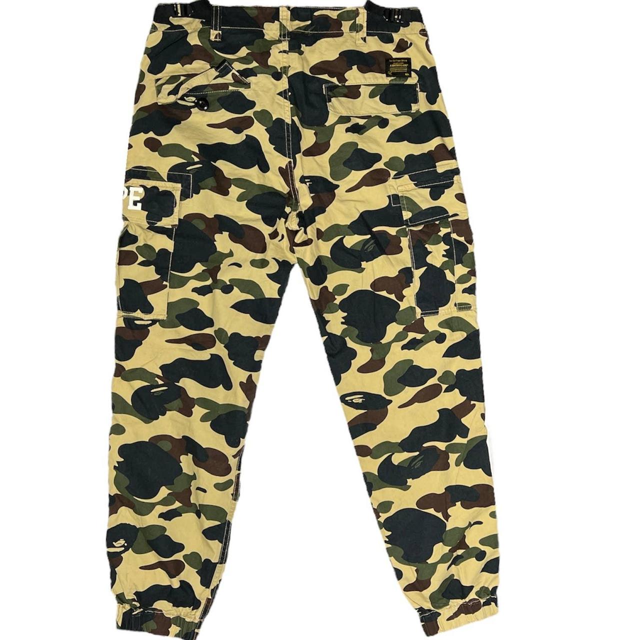 A Bathing Ape Bape Camo Cargo Pants Size... - Depop