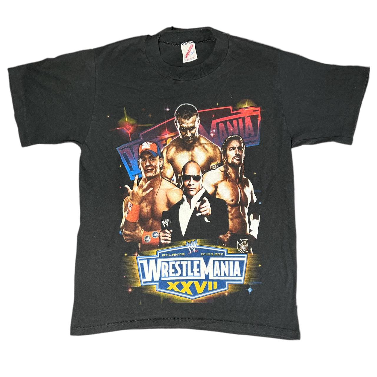 Mitchell & Ness Black WWE WrestleMania 39 Shirt - Yeswefollow