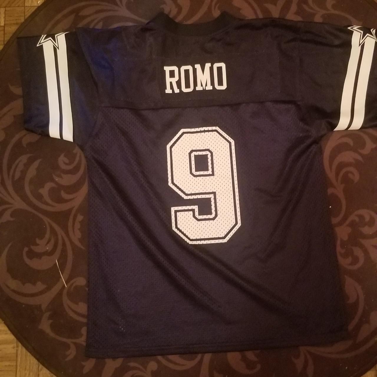 NFL Cowboys Tony Romo Jersey T Shirt Front and Back, - Depop