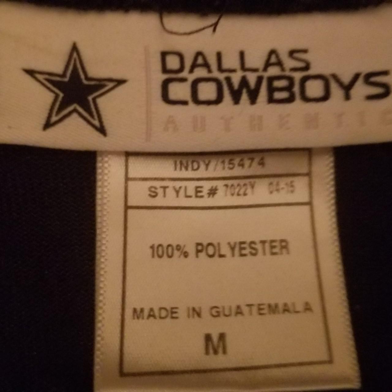 Dallas Cowboys Tony Romo Shirt Mens Blue White NFL - Depop