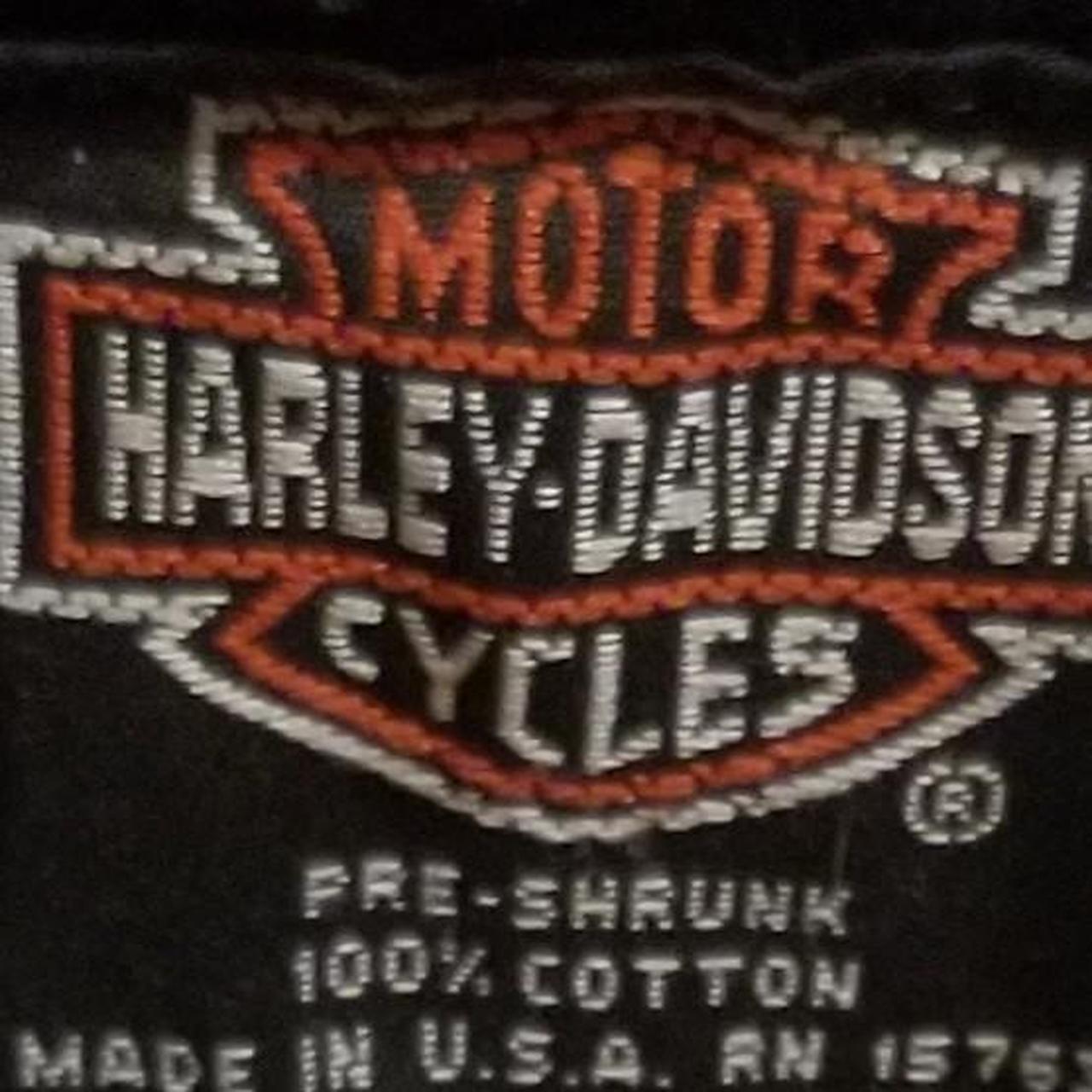 Vintage Harley Davidson pullover fleece Zipper... - Depop