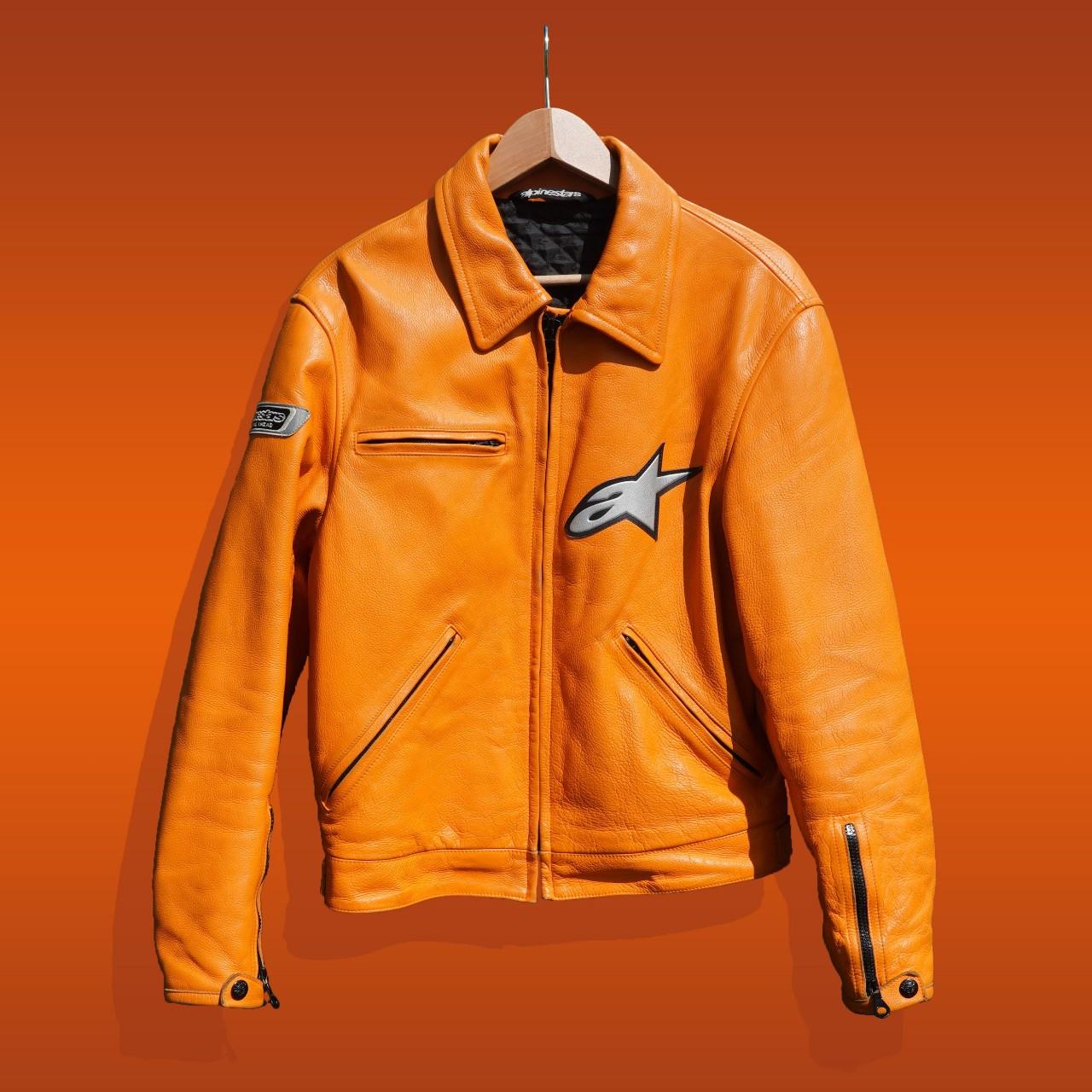 Orange sale racing jacket