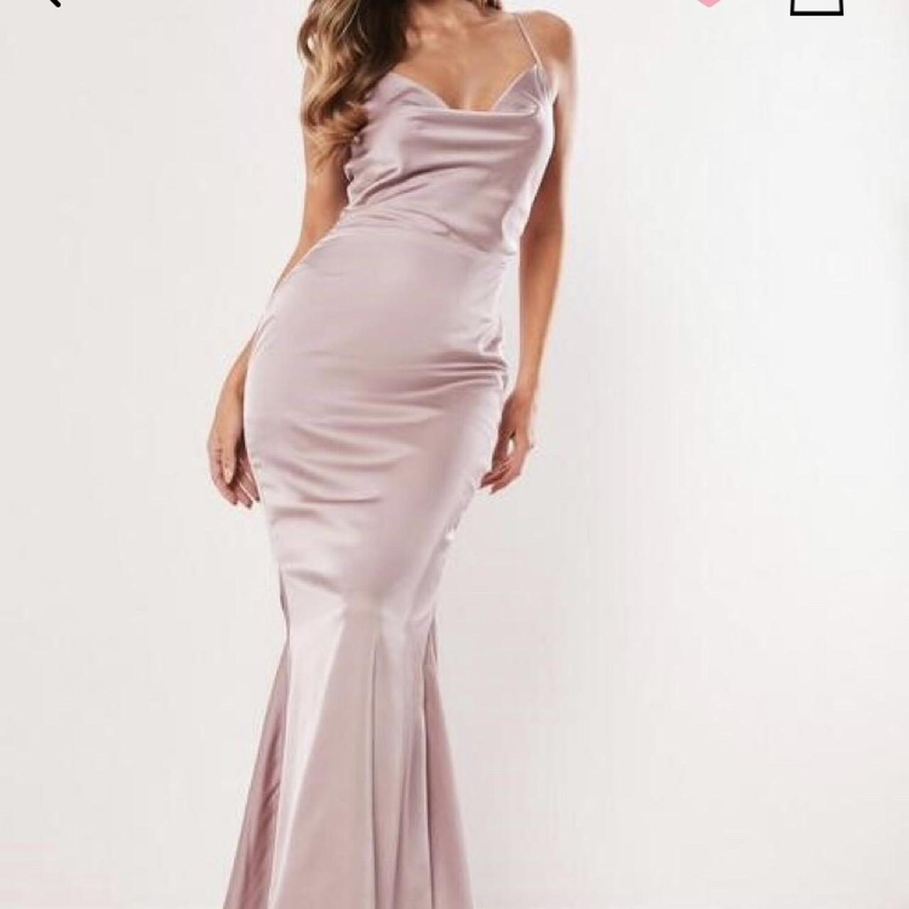 Missguided size 10 mauve bridesmaid dress. Sold out