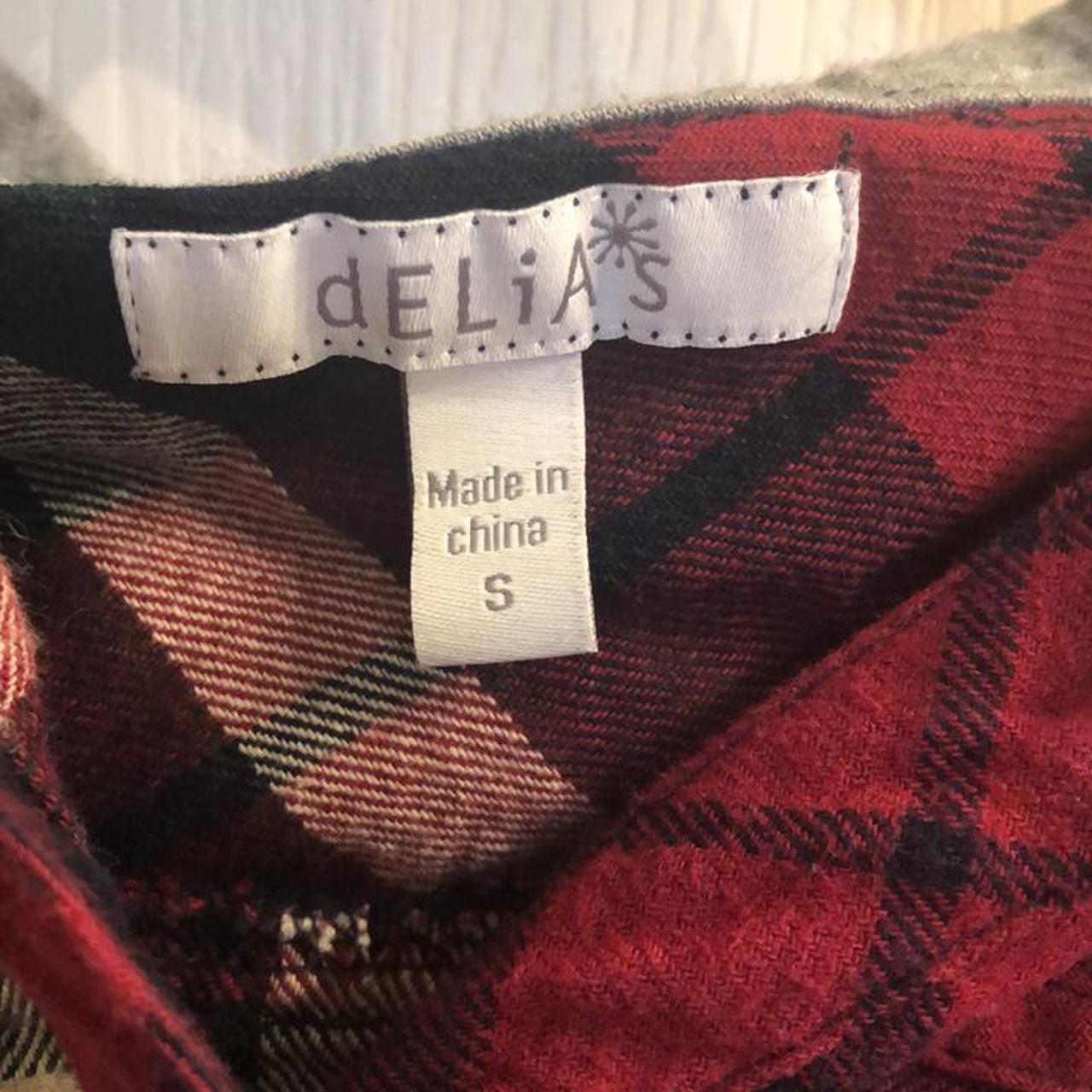 Delia's Women's Red and Grey Hoodie (4)