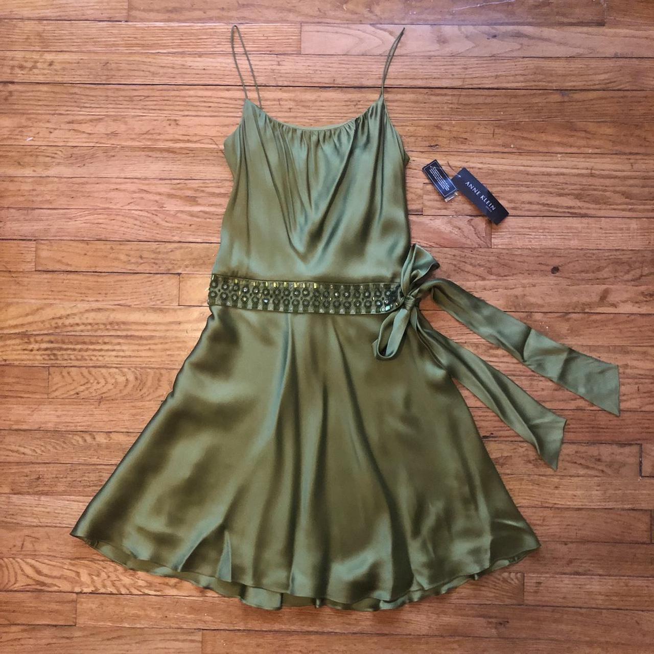 Anne Klein Women's Green Dress