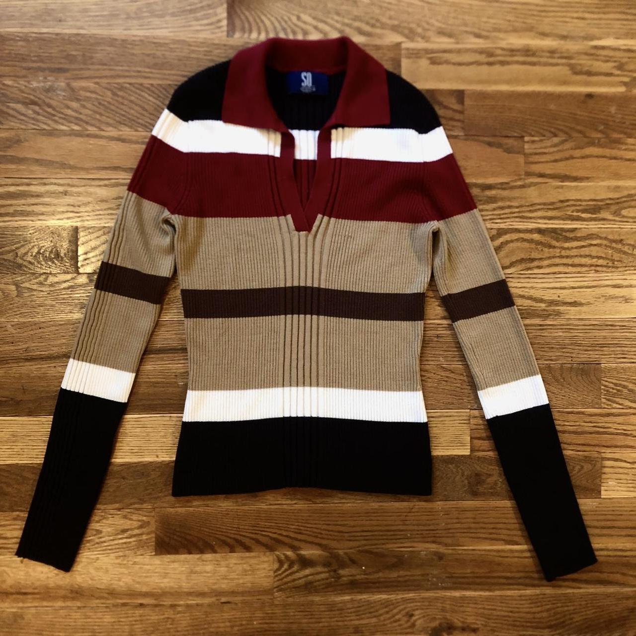 Product Image 2 - Classic late 90s/y2k-era striped sweater