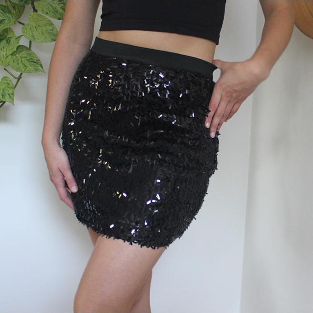 Black sequin skirt outlet joe fresh