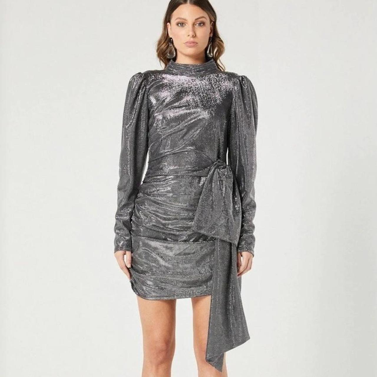 Elliatt Gunmetal Aria Dress - Size S - 250$ - Depop