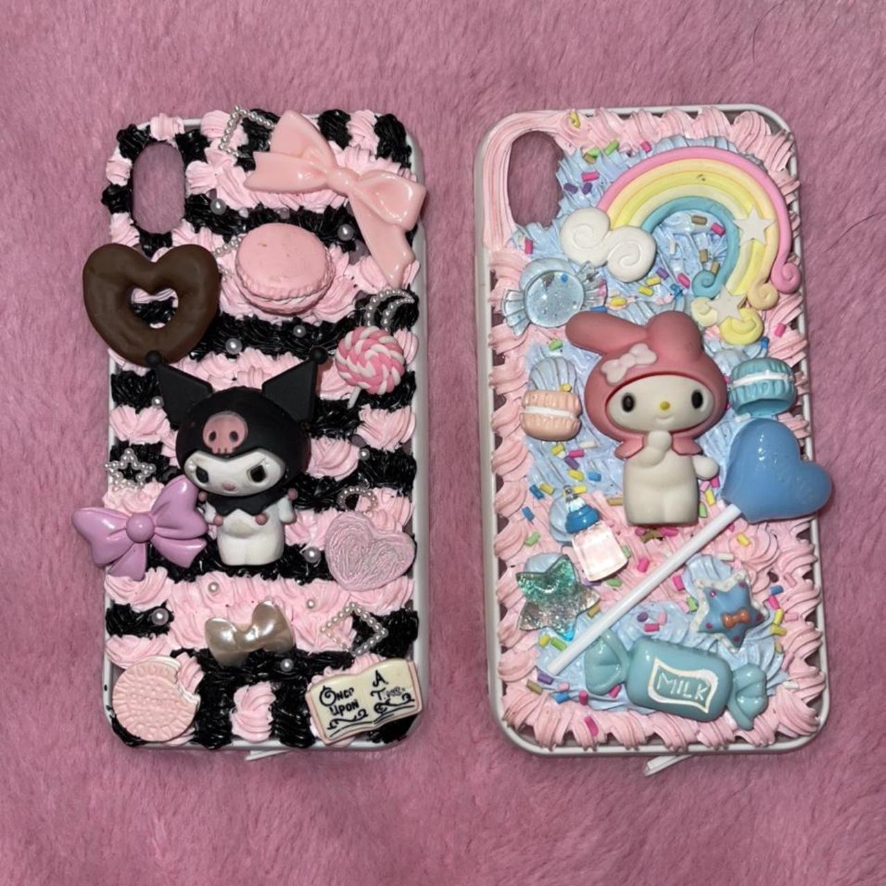 My Melody Kuromi Sanrio Iphone XR Decoden... - Depop