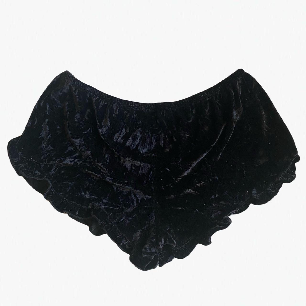 Black Velvet Lounge Shorts