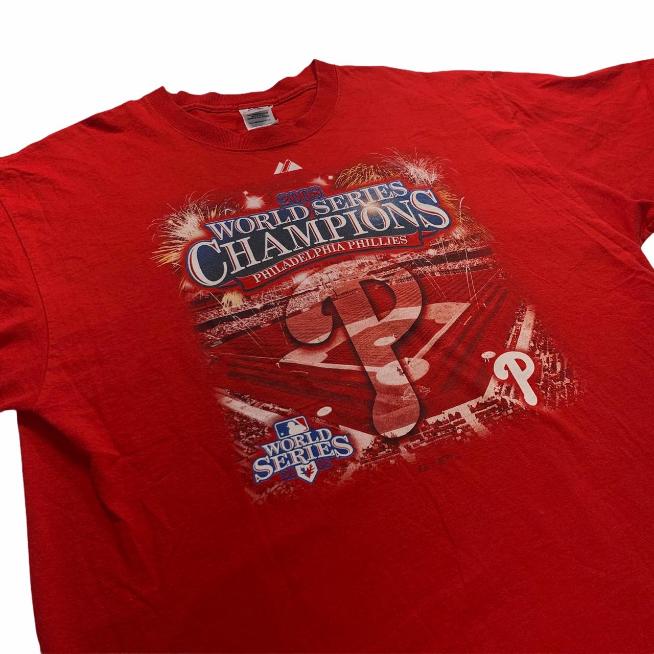 GUC Majestic 2008 World Series champion Phillies - Depop