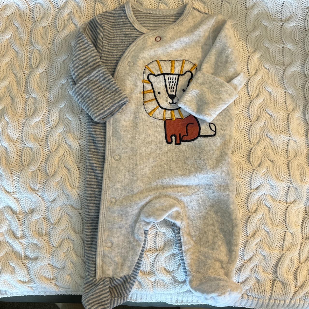 Primark baby sleepsuit. Velour type fabric. Size... Depop
