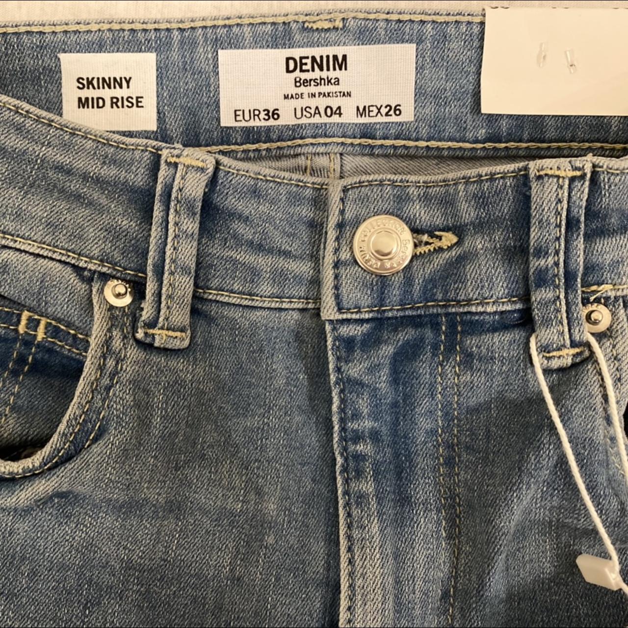 Skinny medium hot sale rise bershka