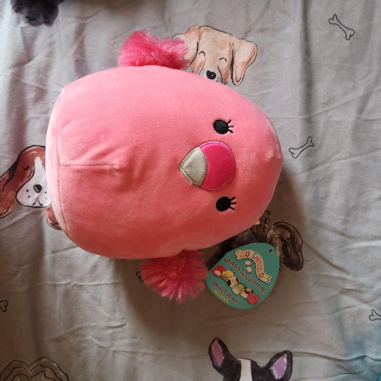 Squishmallows Cookie The Flamingo 8” Plush, FIRST EDITION, Light Pink ARMS,  RARE