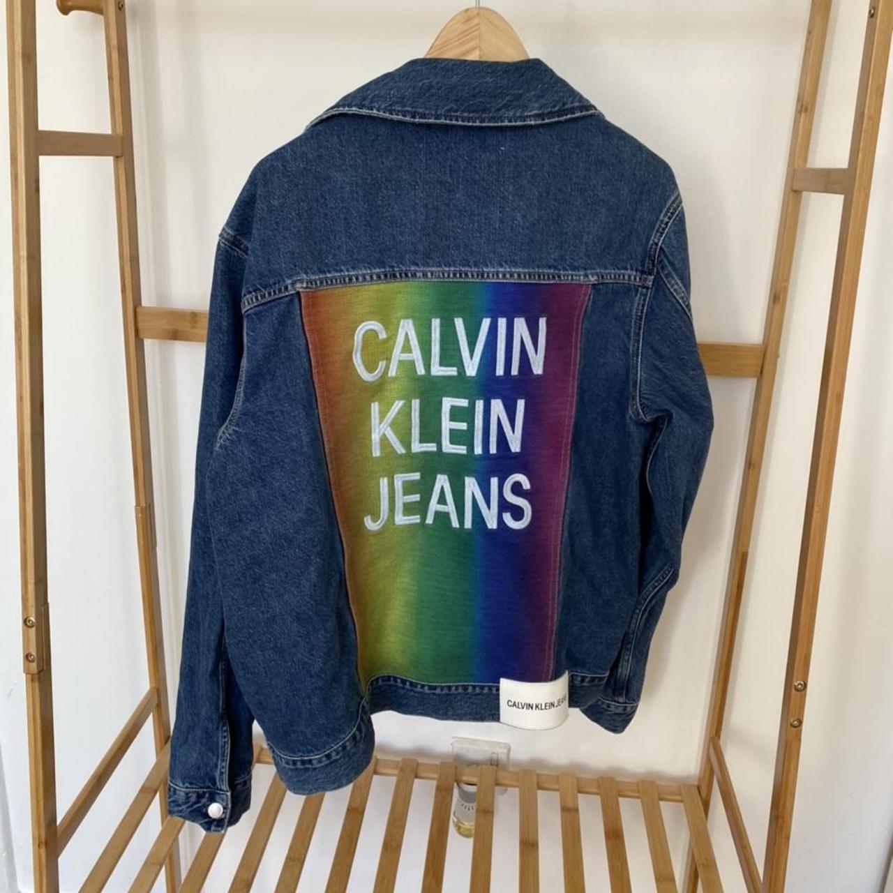 Calvin klein pride jean jacket best sale