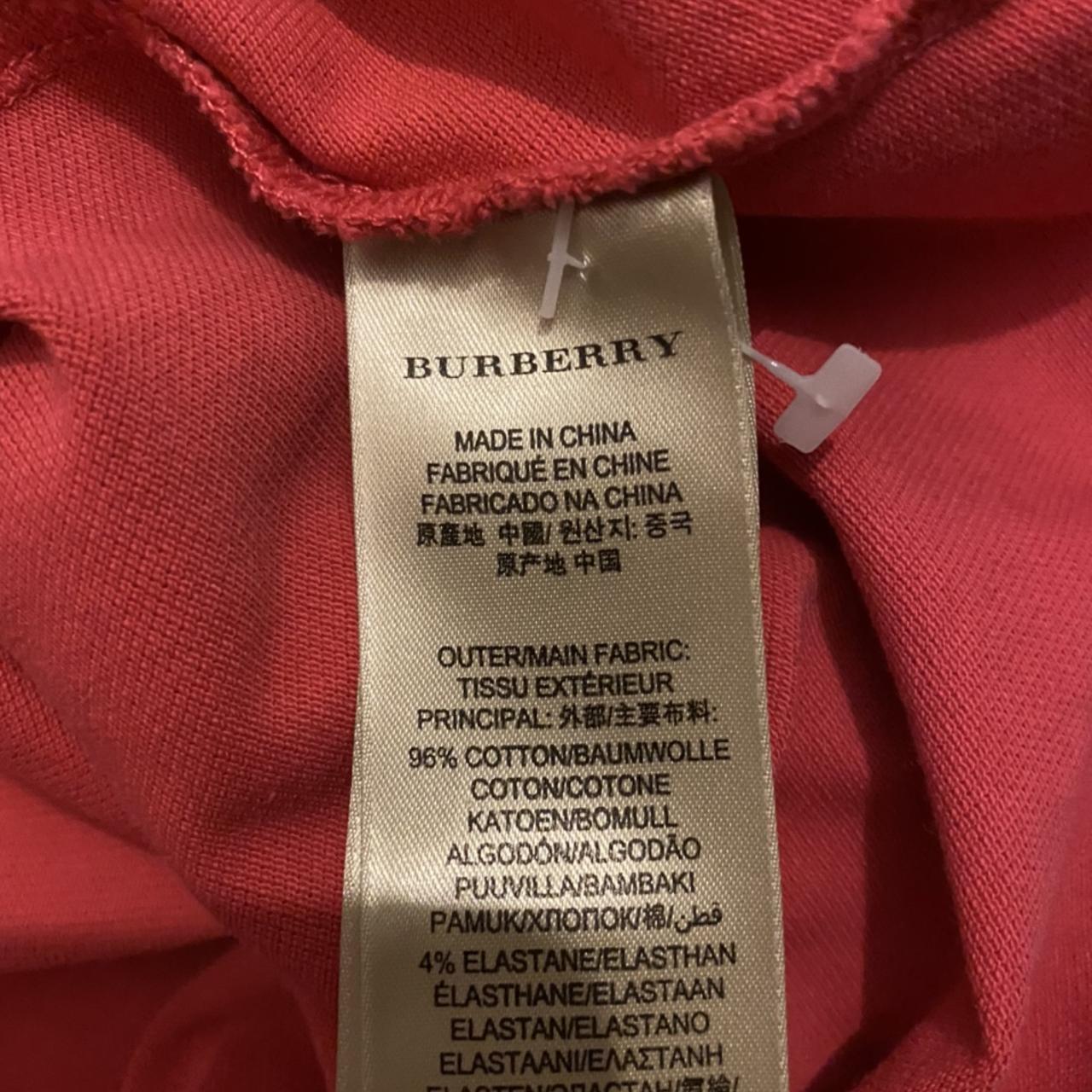 Burberry polo made outlet in china