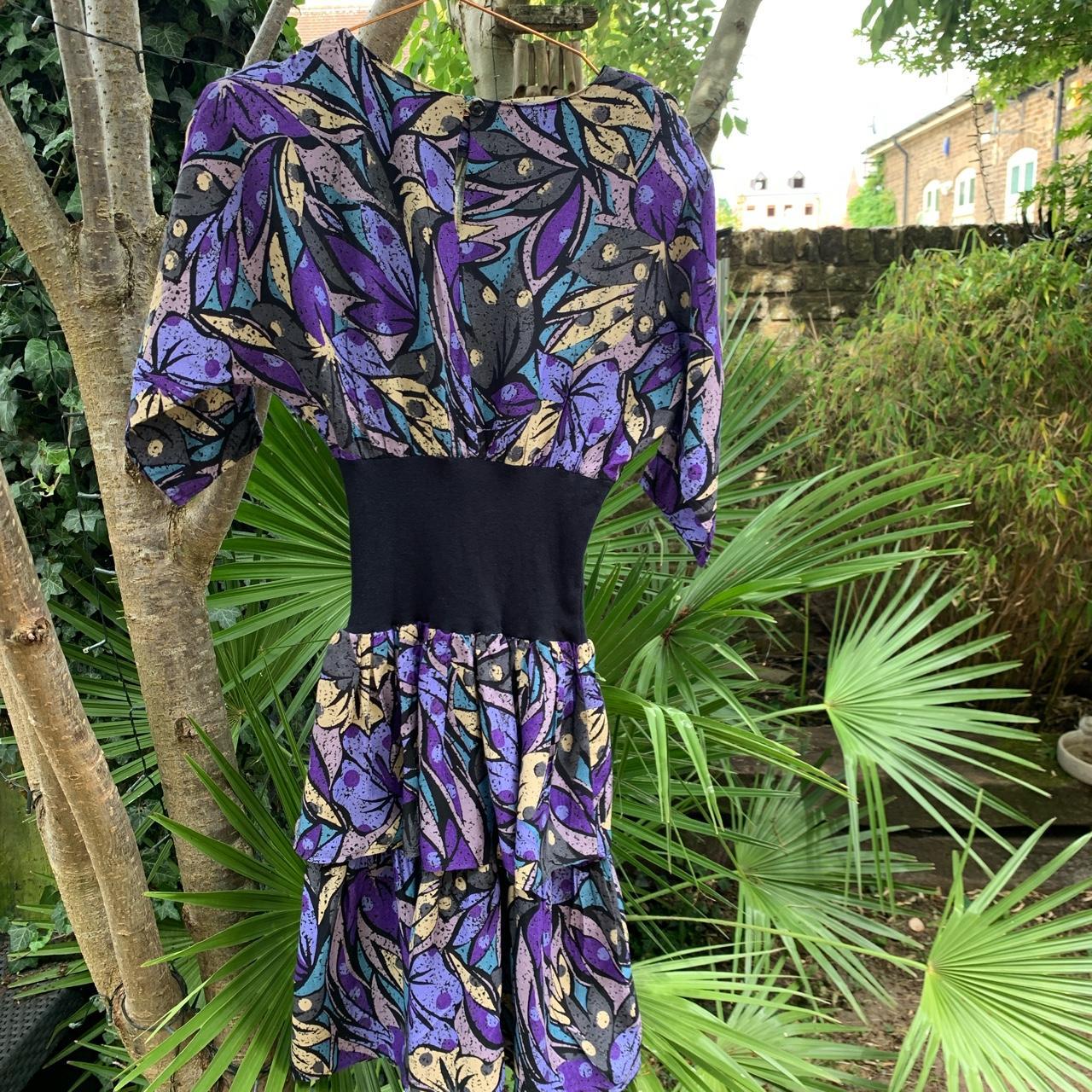 Cool 80s Dress With Soft Ribbed Jersey Middle Depop Cool 80s Dress With Soft Ribbed Jersey Middle Depop