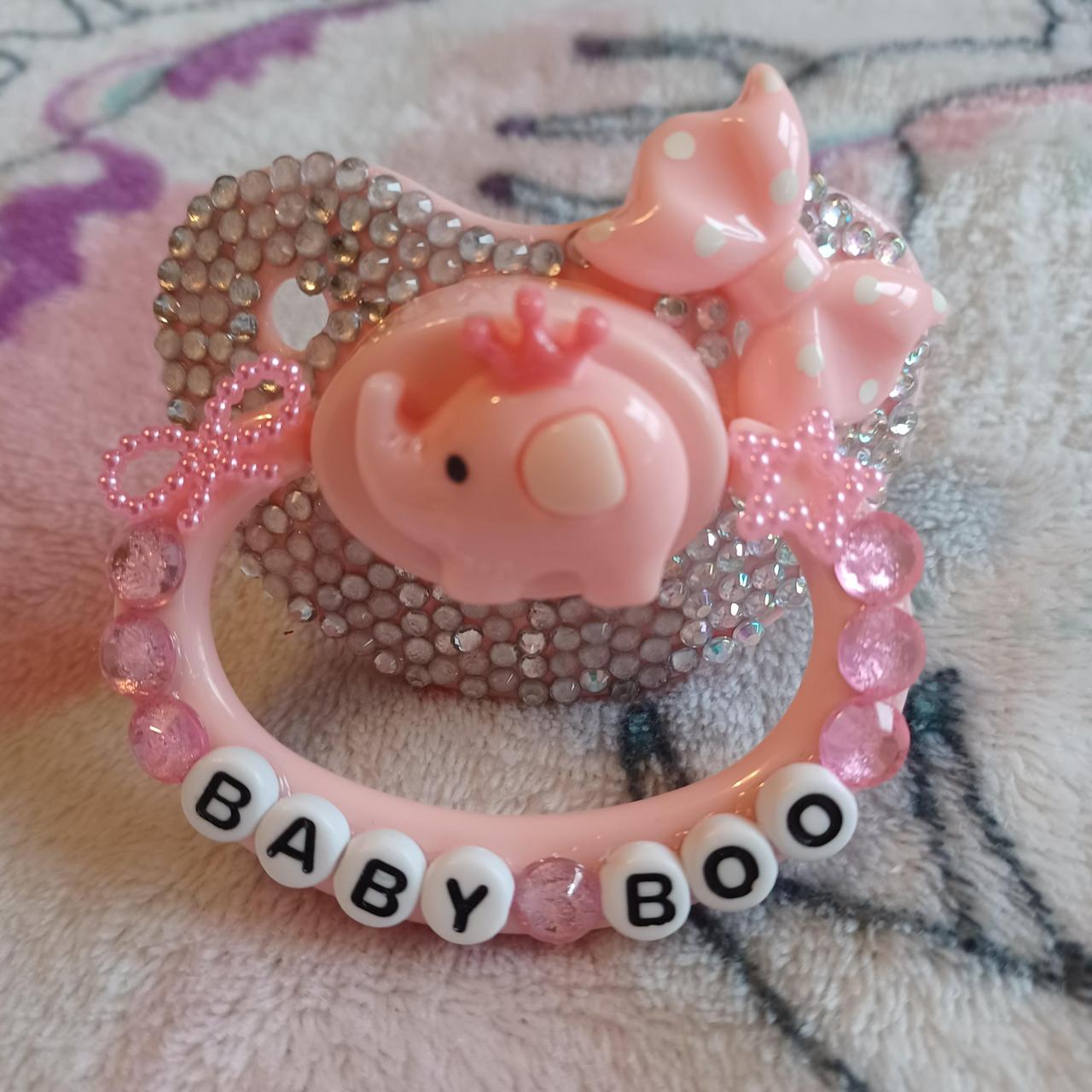 Adult Decoden Pacifier Pink Princess Elephant With Depop 