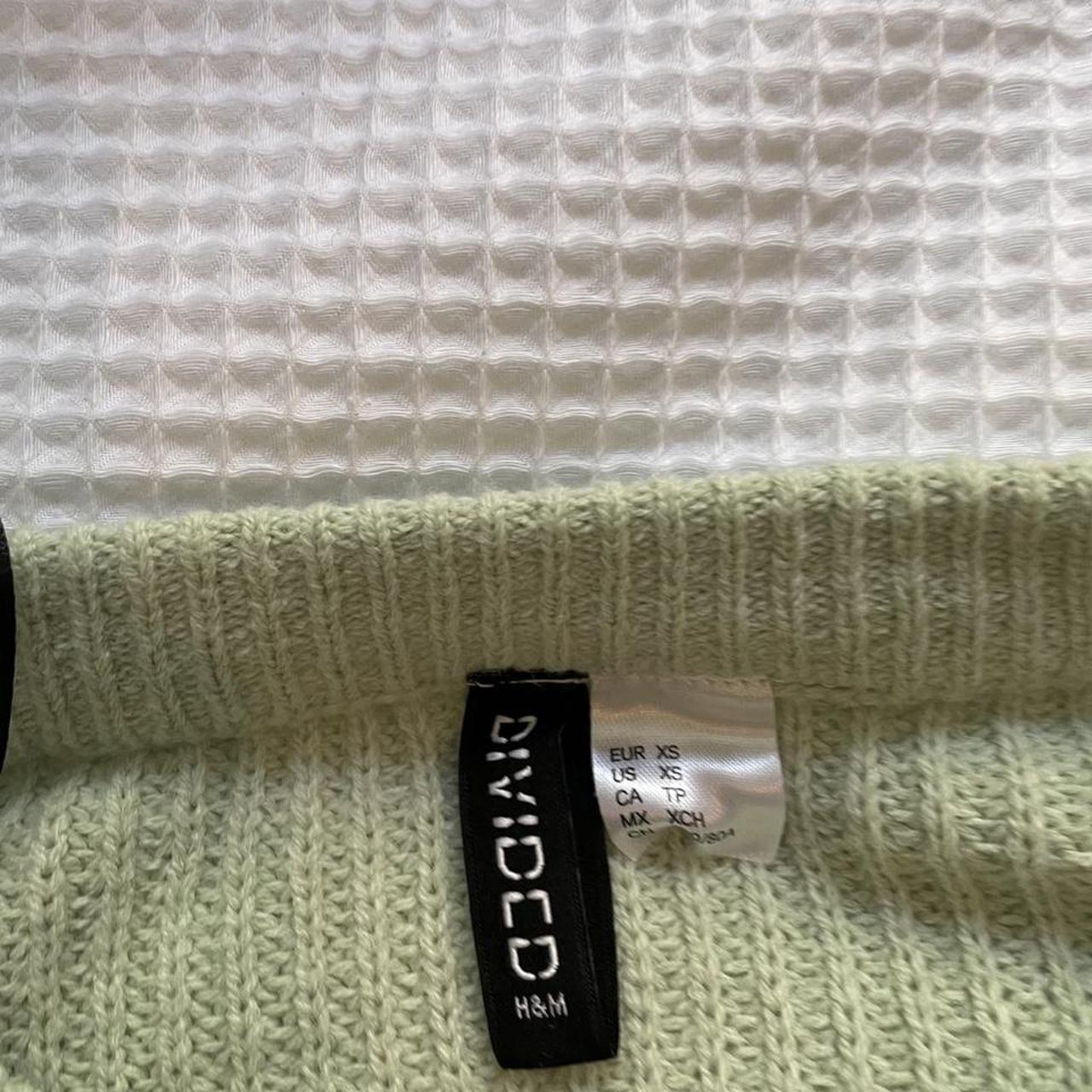 H&M green sweater H&M green sweater knit Tags Depop