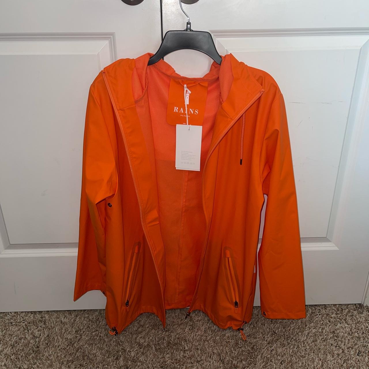 Rains Men's Orange Jacket