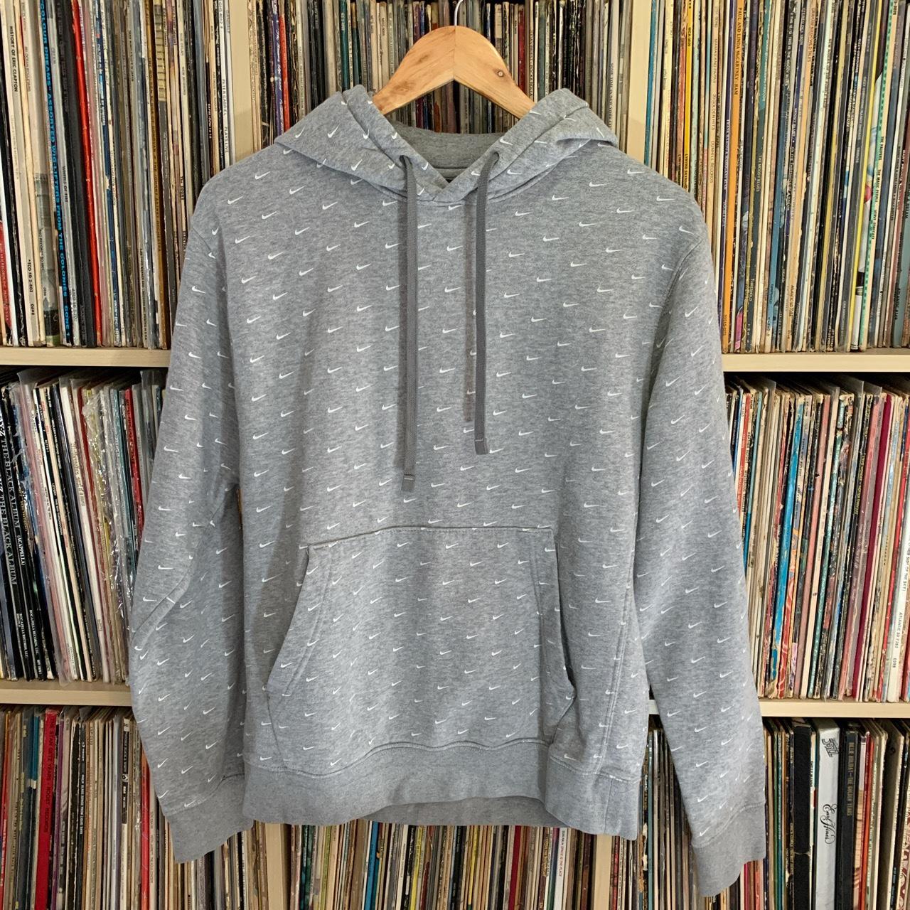 nike hoodie with checks all over