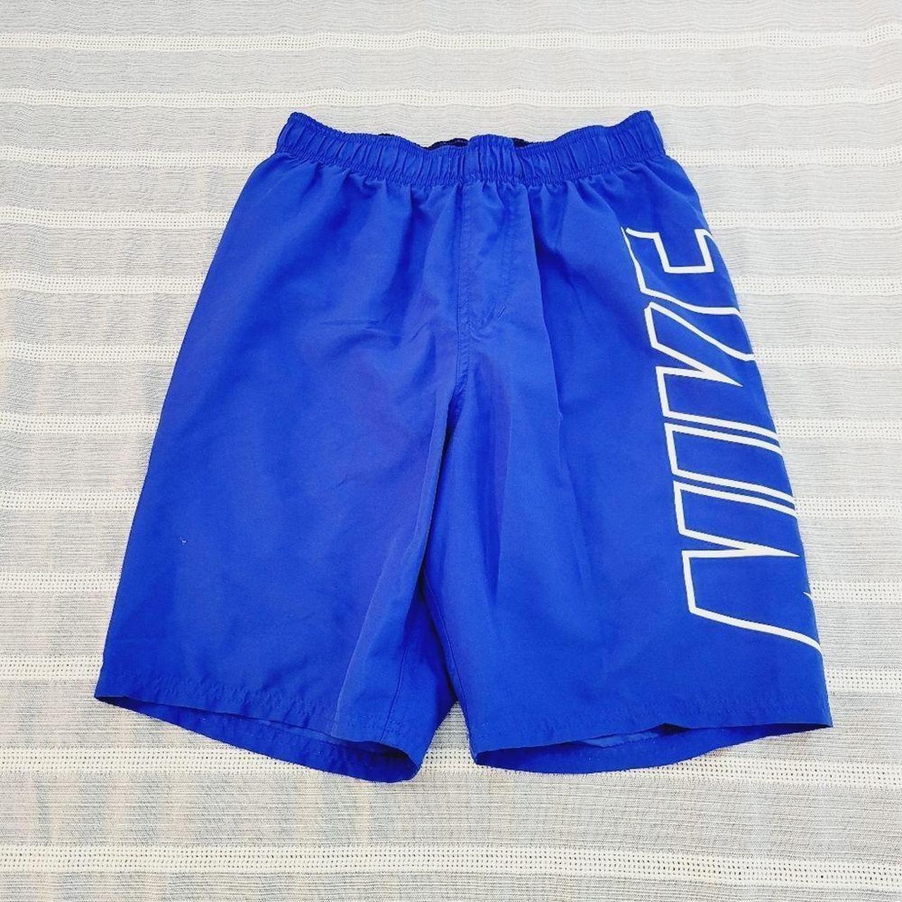 Nike Mens Cobalt Blue Swim Trunks Size... - Depop