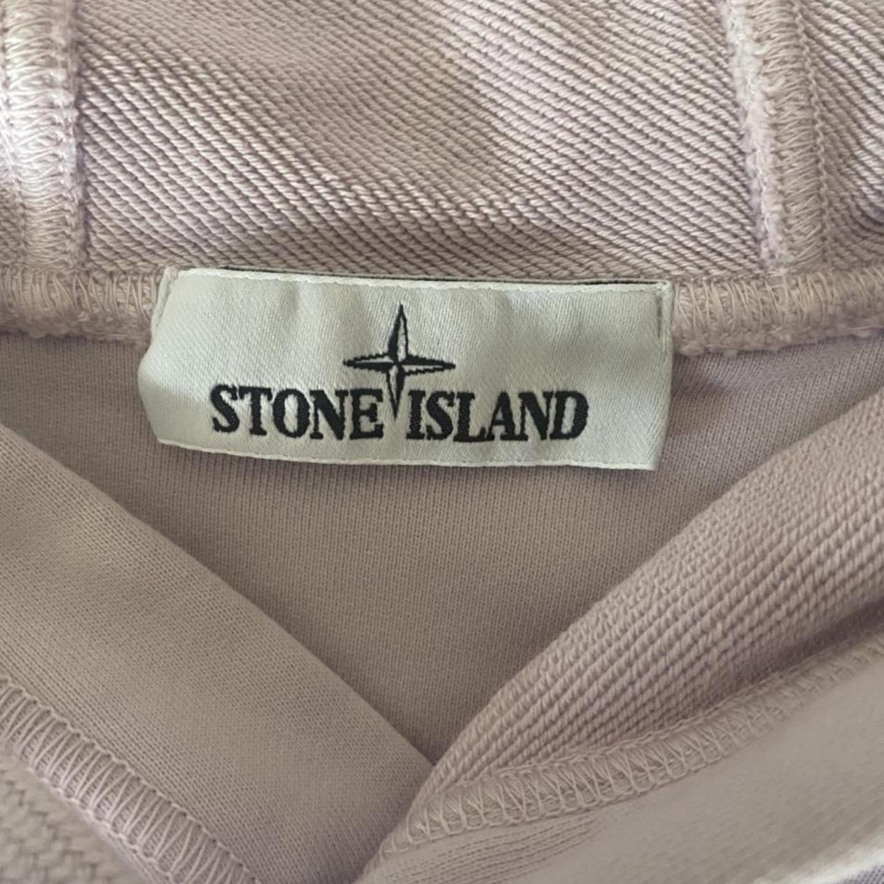 Stone Island Rose Pink Hoodie Size L fits a L... - Depop