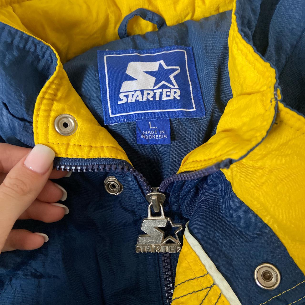 Starter Men's Jacket - Blue - L