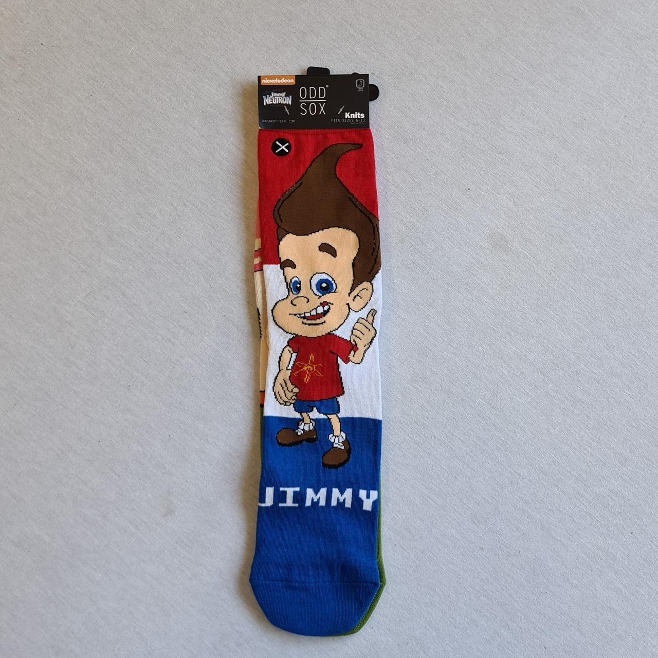 Odd Sox X Jimmy Neutron Nickelodeon Socks. Size uk - Depop