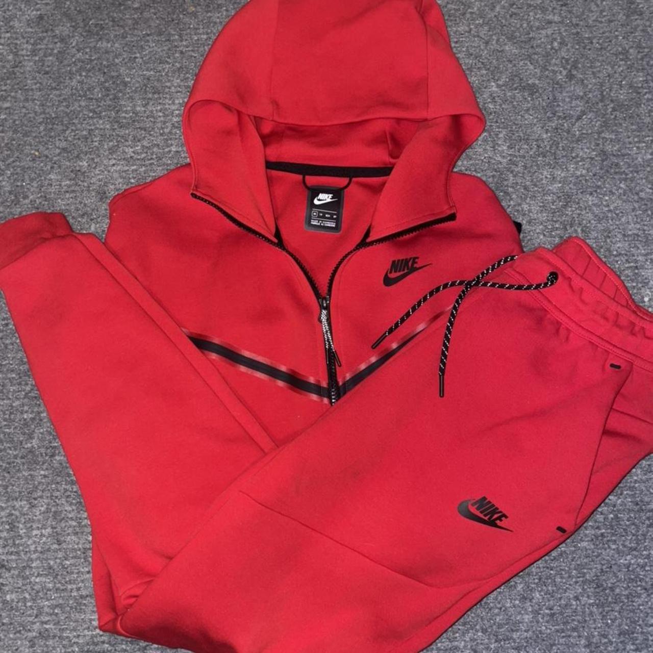 nike red jumpsuit