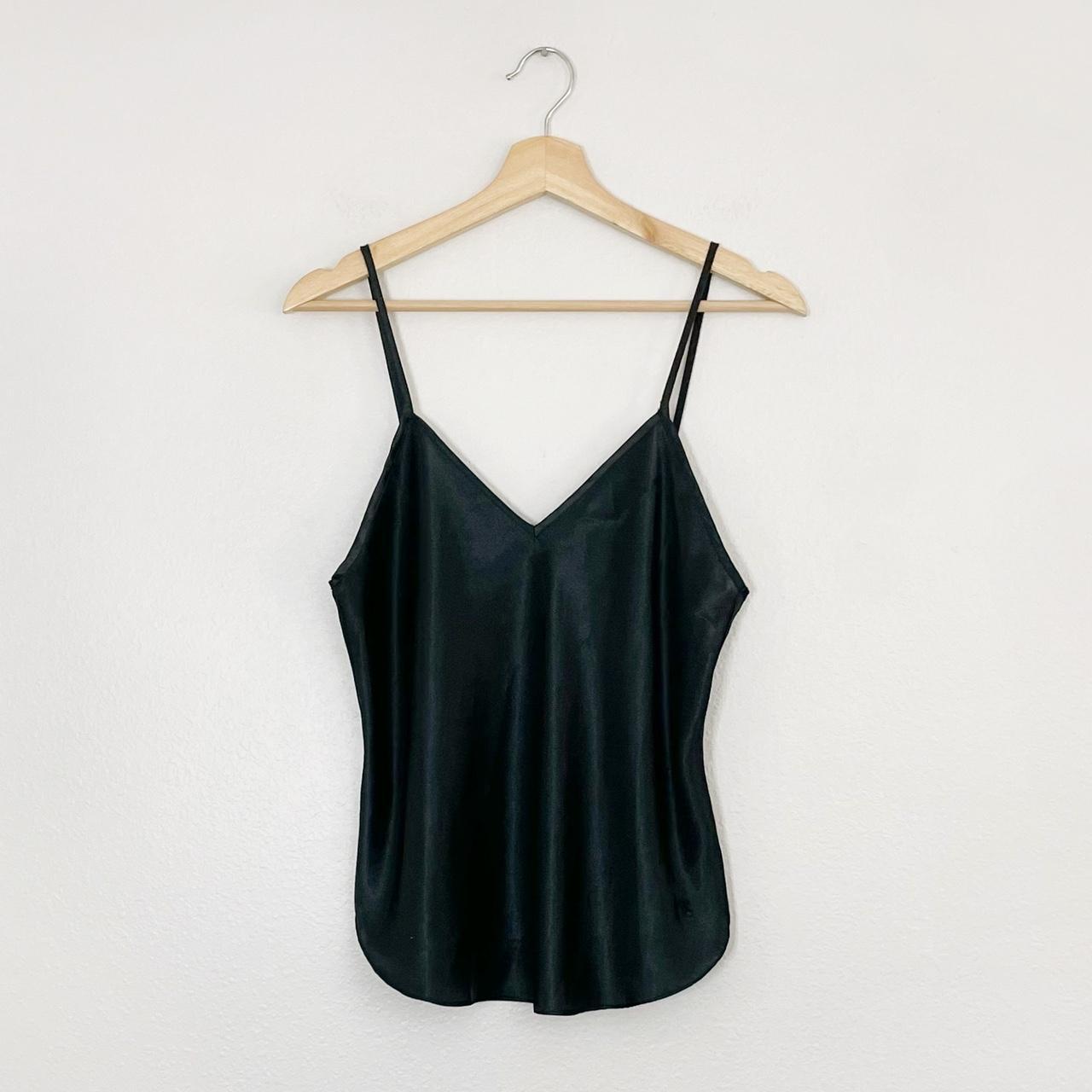 VINTAGE BLACK SLIP TANK • Brand Victorias Secret... Depop