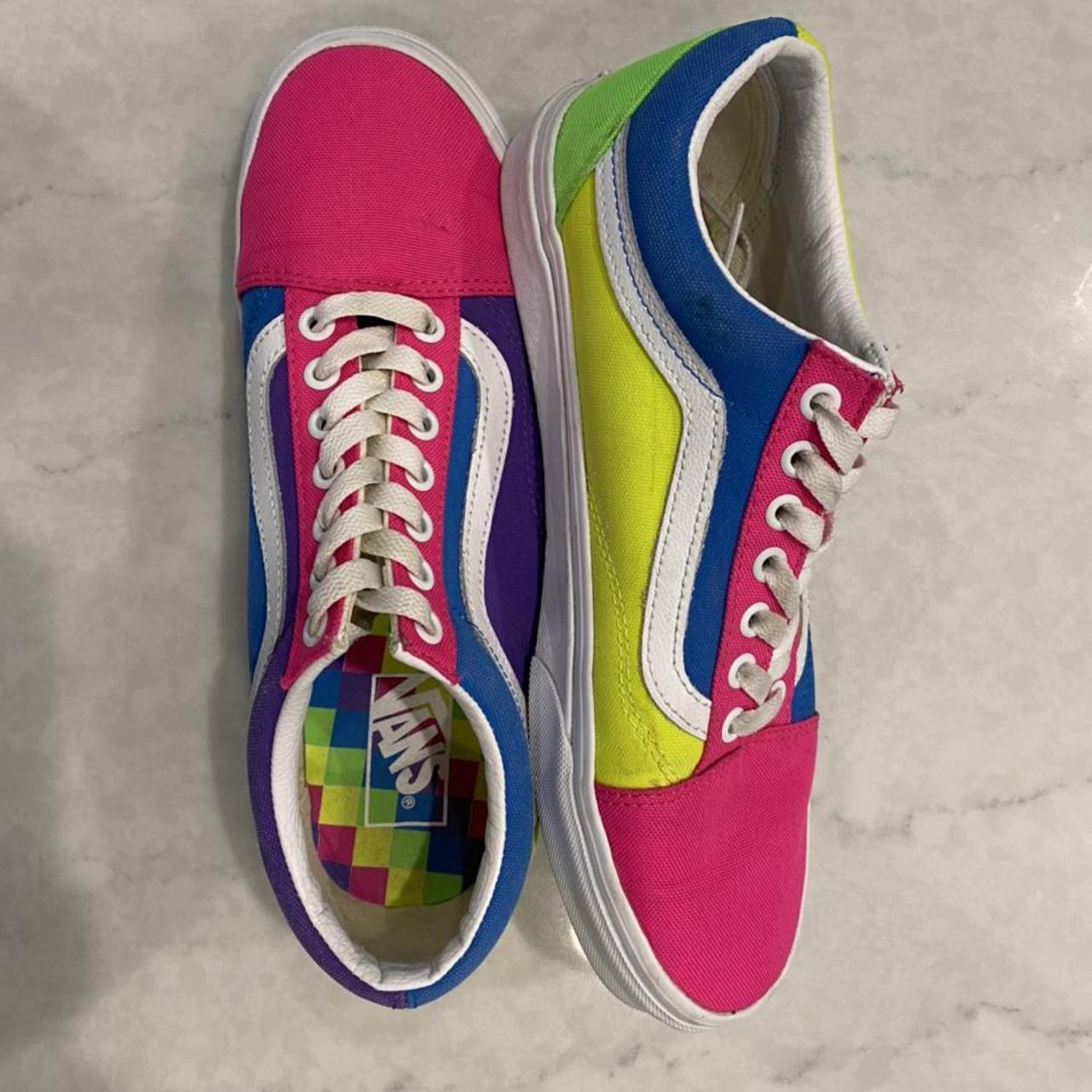 vans old skool neon block