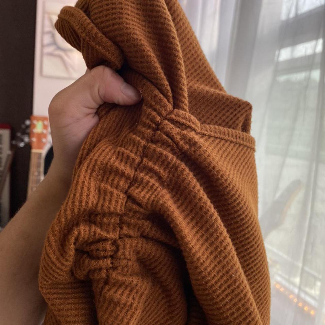 ruched drawstring sweater