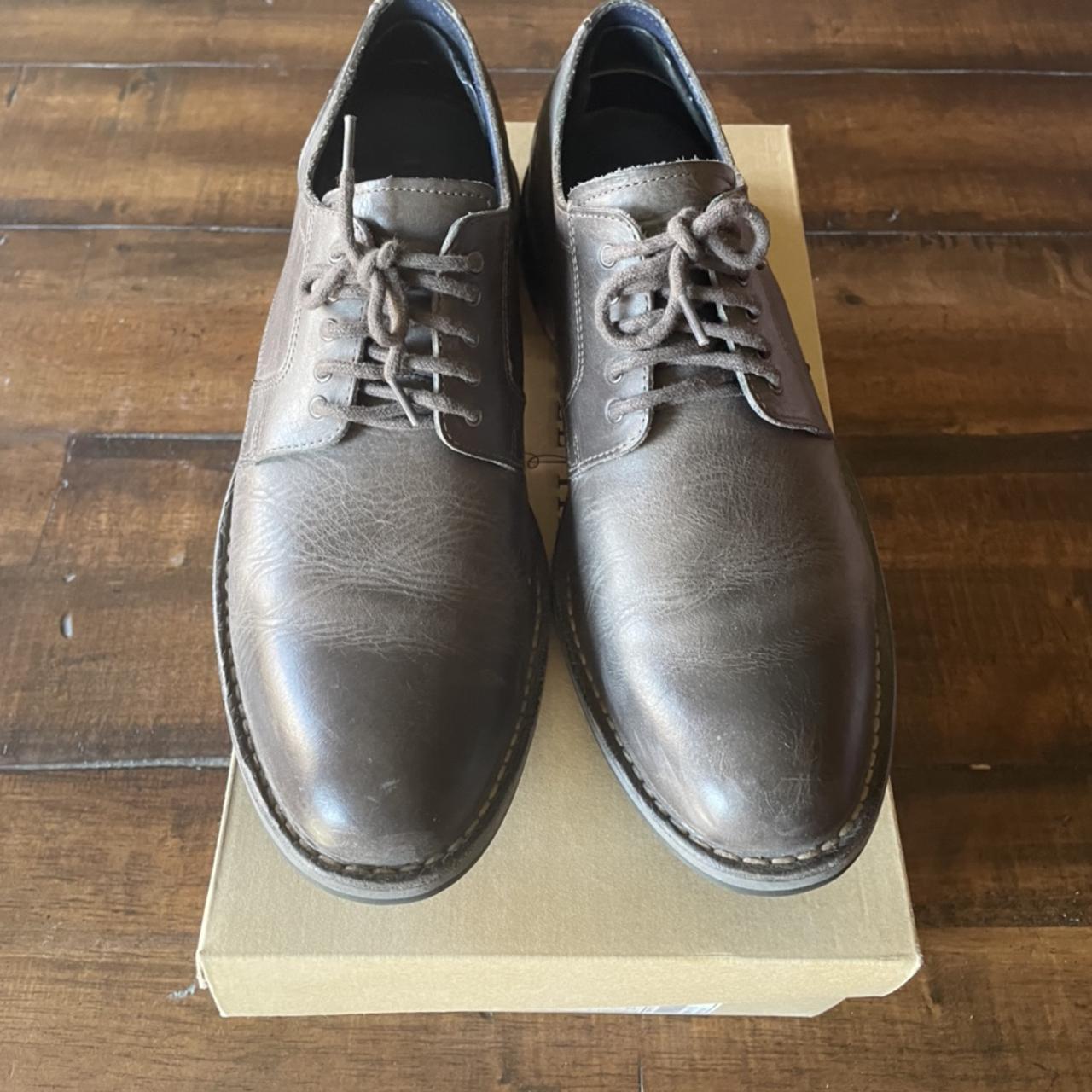 Cole Haan Men's Grey Oxfords | Depop