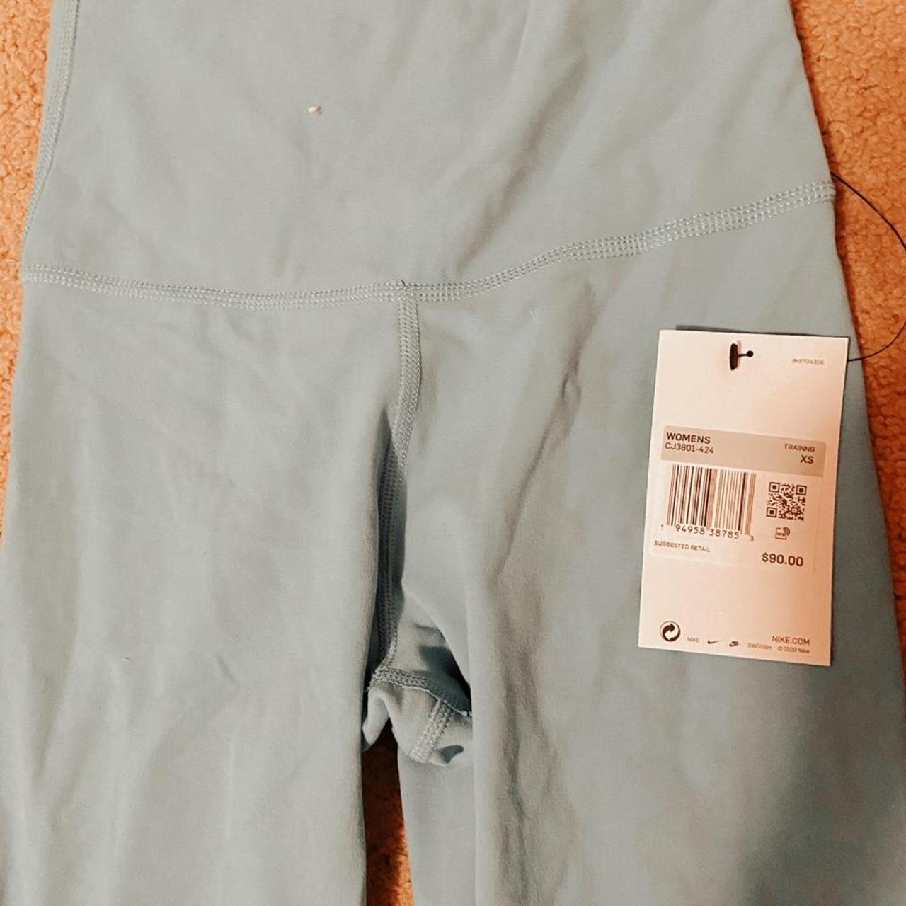 Light blue Nike leggings Never worn FREE... - Depop