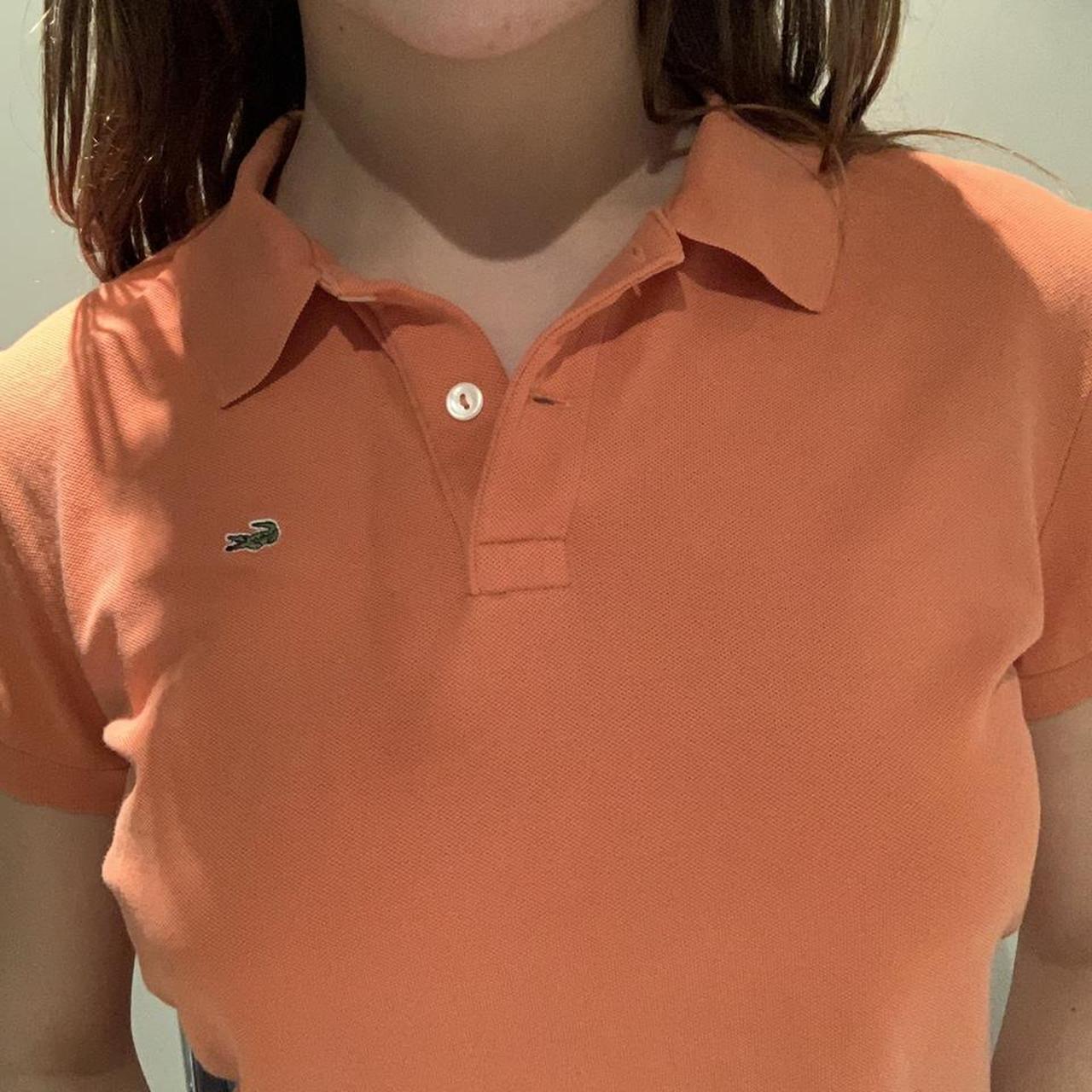 Lacoste Women's Orange and Green | Depop