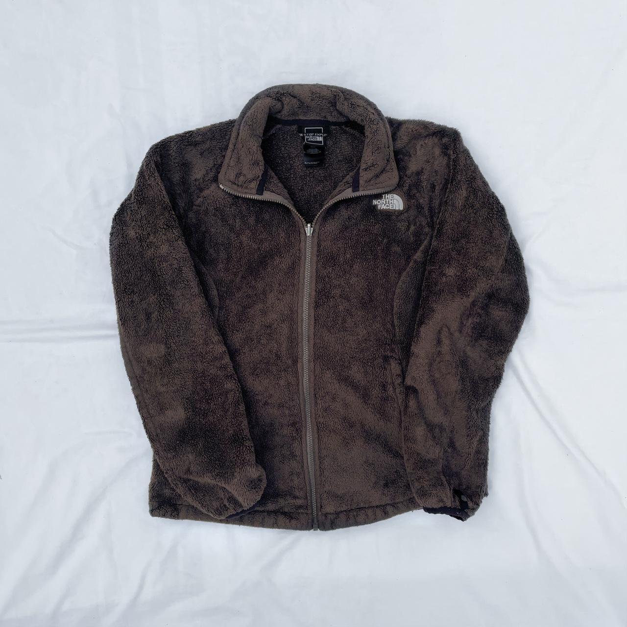 north face osito jacket brown