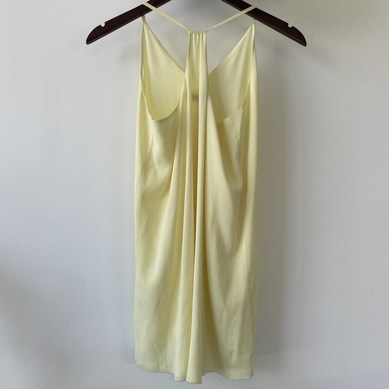 Alice Olivia yellow silk slip-on dress, Such - Main Image
