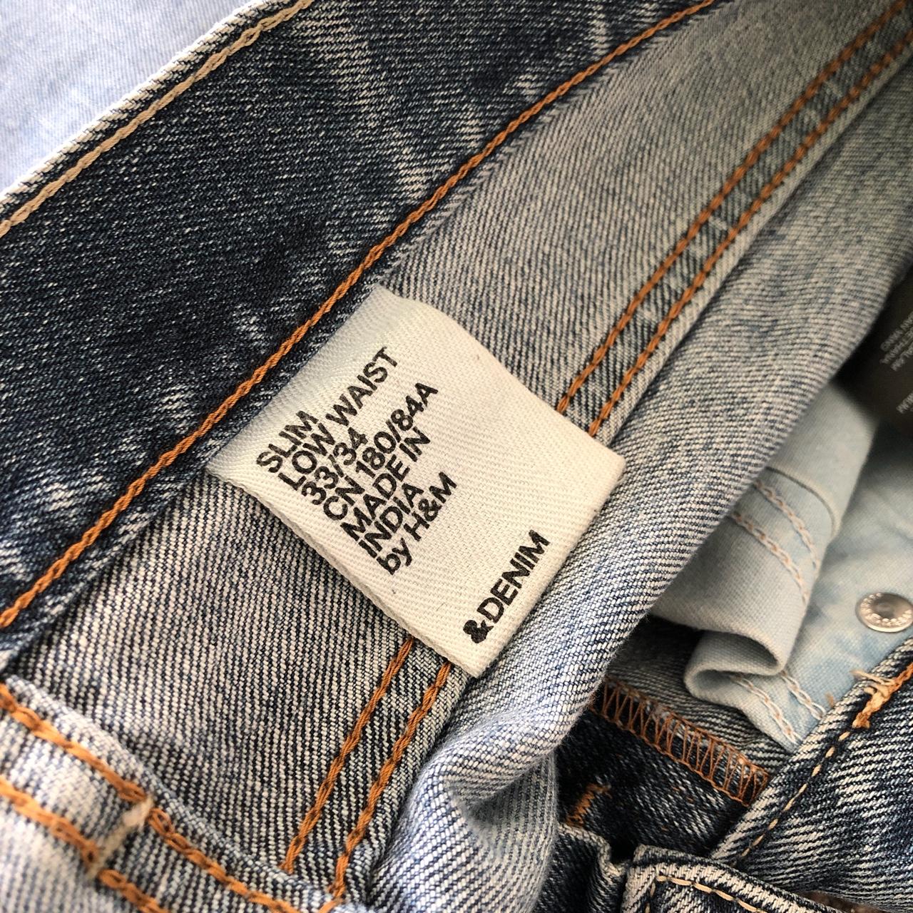 H and m outlet grey jeans